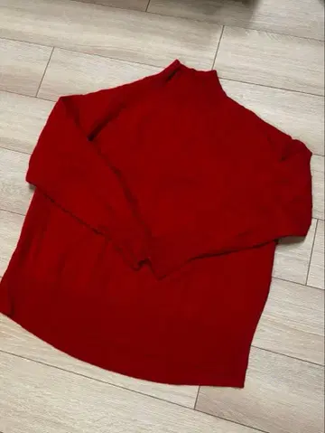 JUSGLITTY 캐시미어 혼방 보틀넥 니트