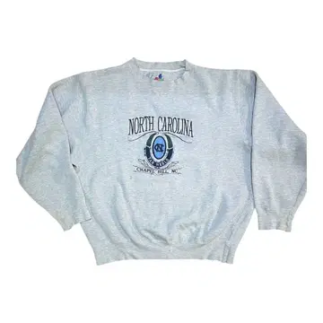 빈티지 노스캐롤라이나 맨투맨 XL 그레이