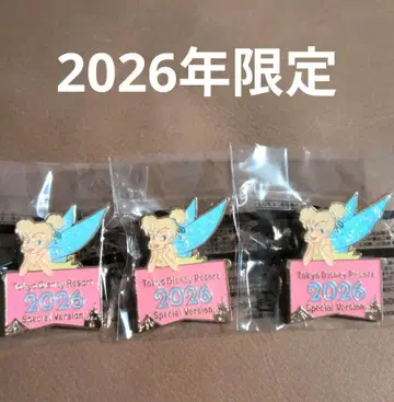 디즈니씨 핀 배지 팅커벨 3개 세트