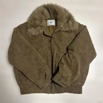 SLY WASHED PUFFER 블루종 베이지