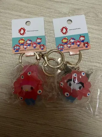 산리오 미야쿠미야쿠 클리어 키링 마이멜로디 쿠로미