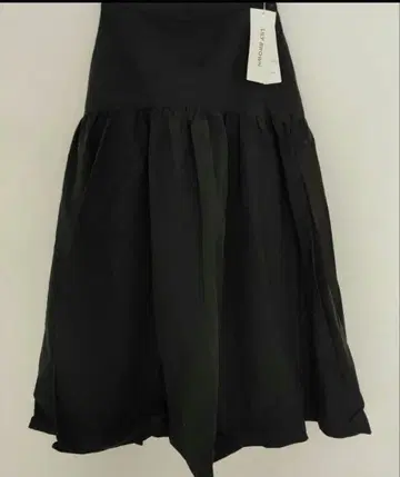 블랙 플레어 롱 스커트 릴리 브라운 새상품 프리 사이즈
