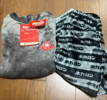 새상품 호카론 파자마 룸웨어 플리스 긴팔 룸웨어 상하의 L사이즈