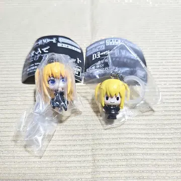 DEATH NOTE 줏어 이어 마스코트 메지루시 액세서리 가챠 2