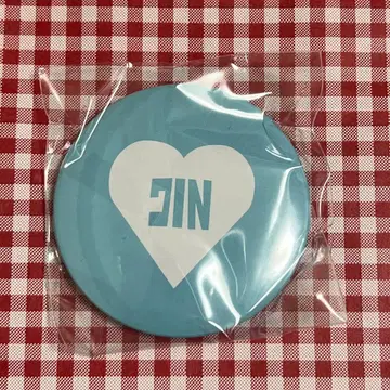 RUNSEOKJIN EP TOUR in JAPAN 캔뱃지 석진 파랑