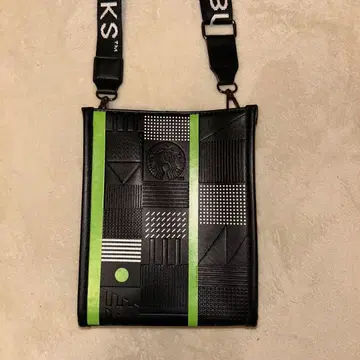 [미사용 새상품] 스타벅스 사코슈 블랙/그린 필리핀 한정품