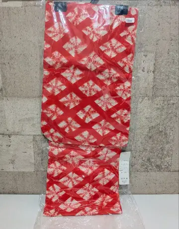 교토 기모노마치 빨간색 유카타 S