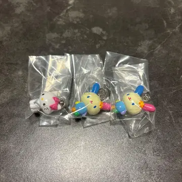 산리오 메지루시 액세서리 우사하나 챠미키티 3개 세트