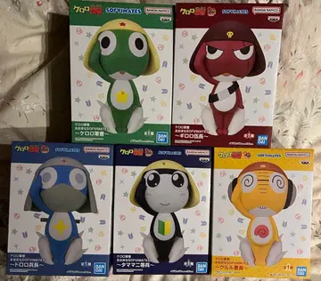 개구리 중사 케로로 빅 SOFVIMATES 전 5종 세트