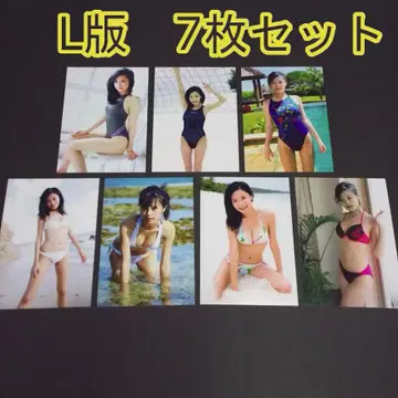 코지마 루리코 L판 사진 7매 세트