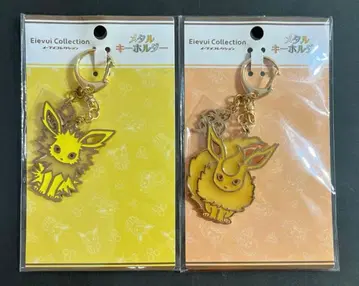 이브이 컬렉션 메탈 키링 2개 세트