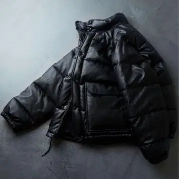 FREAK'S STORE 프릭스스토어 인조 가죽 패딩 자켓