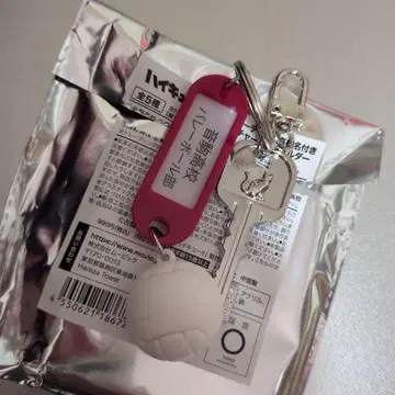 [새상품] 하이큐 트레이딩 고등학교 이름 부착 열쇠 참 키링