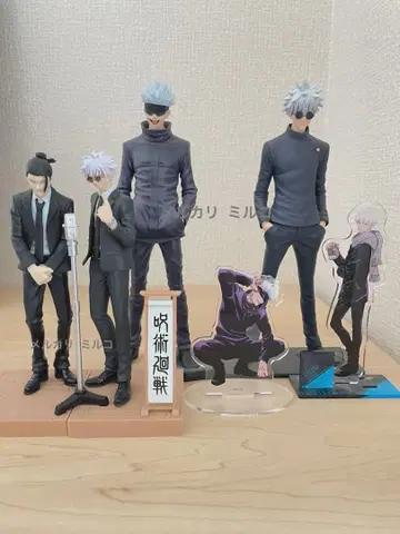 주술회전 고죠 사토루 게토 스구루 피규어 아크릴 스탠드 묶음 판매