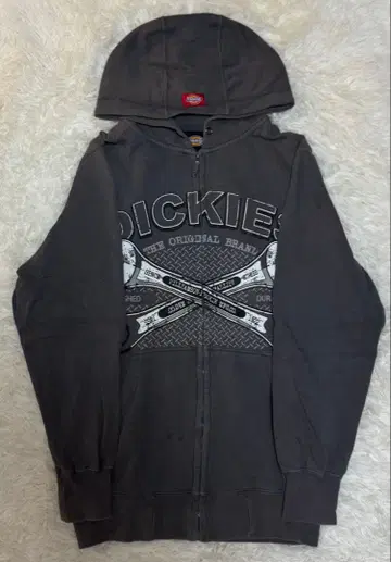 DICKIES 후드 부착 후드티 다크 그레이