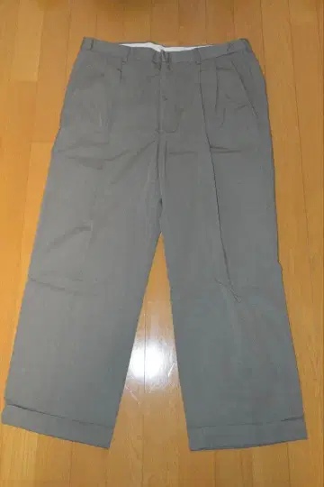 멕시코제 멕시코제 턱 그레이 그린 슬랙스