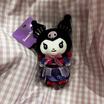 산리오 퓨로랜드 덕질 퓨로 봉제 인형 쿠로미 키링