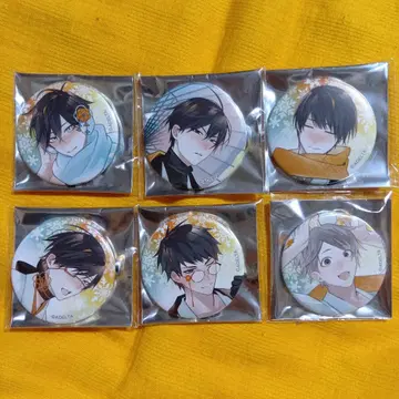 고서점 거리의 하시히메 신규 일러스트 캔뱃지 전 6종 세트 팝업