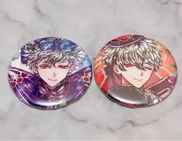 하나마루 악마고양이 캔뱃지 바토캔 원더랜드 크리스마스 서커스 세트