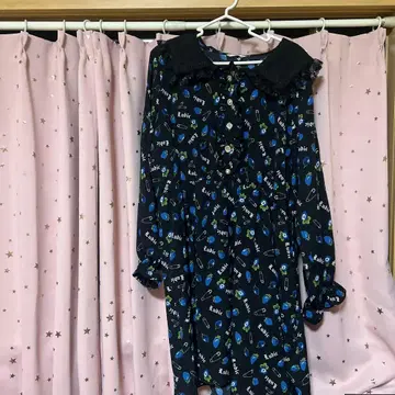 아베일 양산형 빅 사이즈 지뢰계 고딕 딸기 원피스 4L