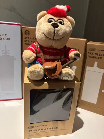 [ 박스 포함 ] 스타벅스 x 월리 콜라보 베어리스타 한국