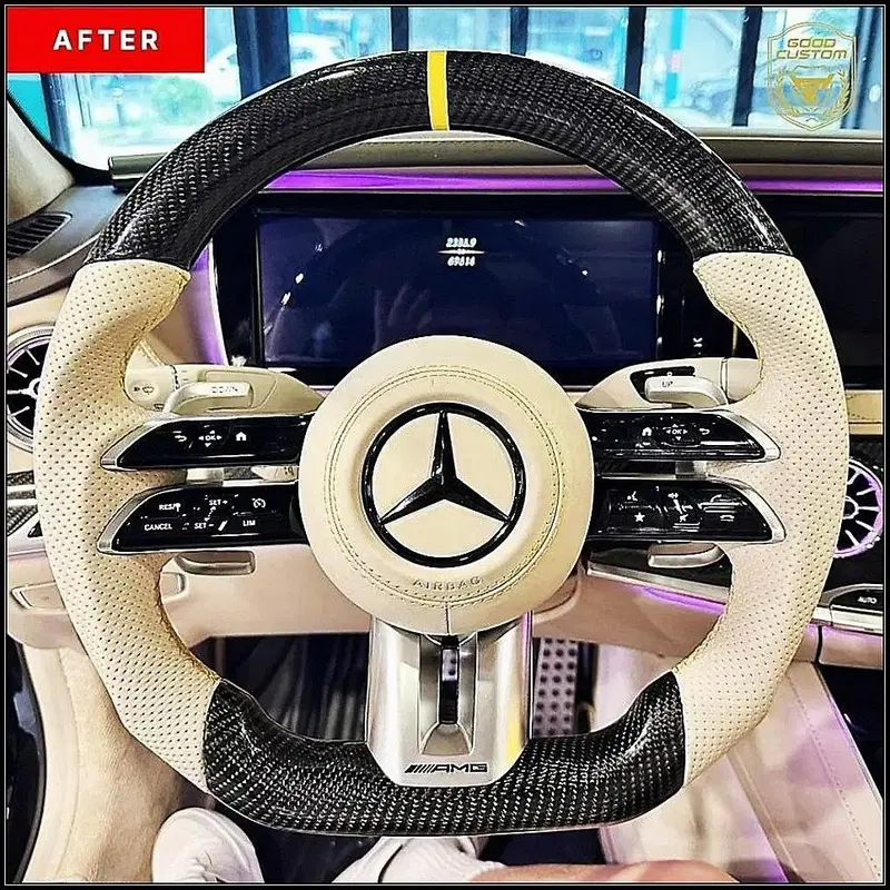벤츠 D컷 핸들 AMG 잠자리 튜닝