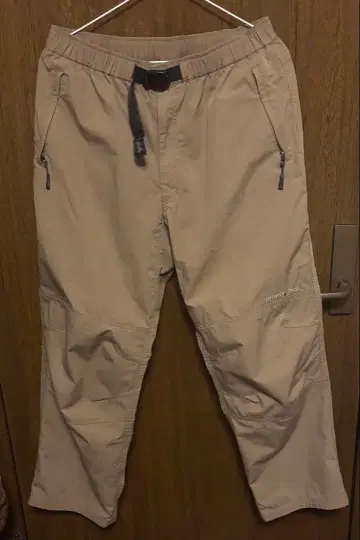 [새상품급] 몽벨 남성용 L 경량 나일론 팬츠 탄색