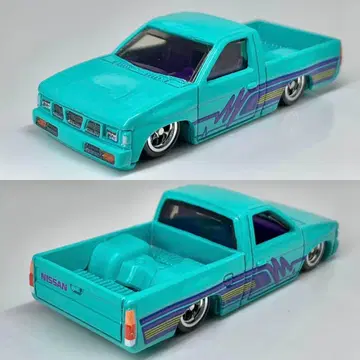 핫휠 닛산 하드 바디 D21 블루버드 네온 컬러