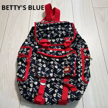 [ 새상품급 ] 베티즈블루 에이미짱 올 패턴 데님 럭색