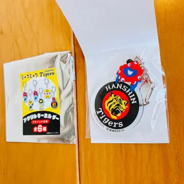 새상품 한신 타이거즈 미야코지마 아크릴 키링