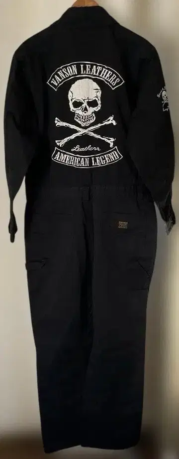 XL VANSON 반손 스컬 크로스본 올인원 블랙