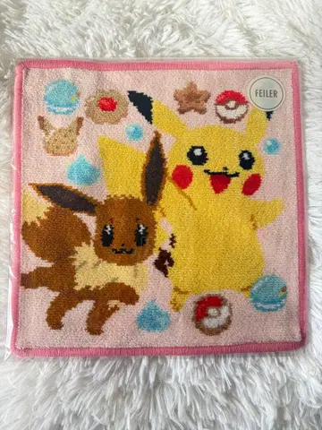 FEILER 포켓몬 이브이 피카츄 손수건 타월 페이러