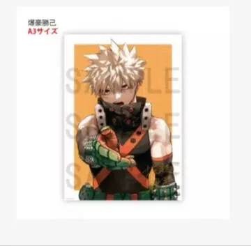 나의 히어로 아카데미아 바쿠고 카츠키 캇짱 히로아카 포스터 A3