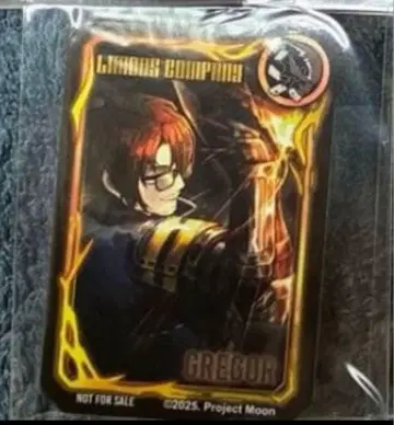 림버스 컴퍼니 애니메이트 특전 인격 편성풍 씰 a 그레골