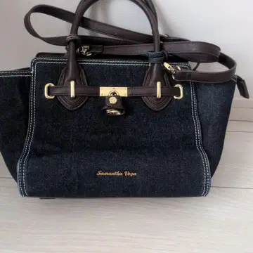 사만사 베가 데님 토트백