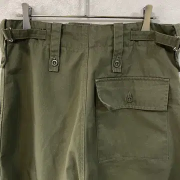 영국군 90s OPTI 지퍼 80 퍼티그 베이커 팬츠 카키 계열 남성용