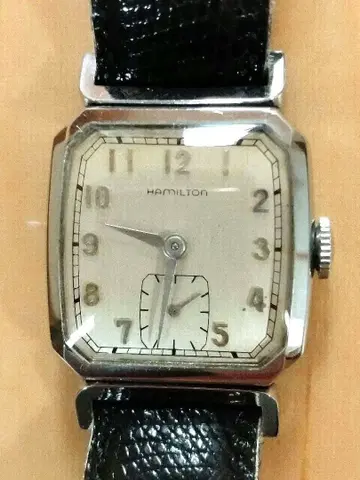 [ 새상품급 작동품 ] 해밀턴 수동 와인딩 시계 ( 앤티크 )