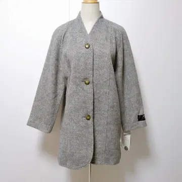 영국산 양모 100% 상파티크 일본제 울 코트 그레이 13AR XL