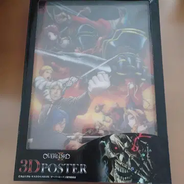 OVERLORD 3D 포스터 약 A3 사이즈 새상품