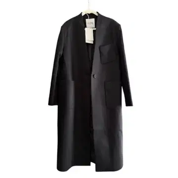 COS 칼라리스 울 캐시미어 코트 블랙 L 사이즈