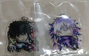 고죠 사토루 & 옷코츠 유타 몬스토 콜라보 아크릴 키링