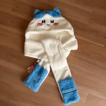 MINISO 치이카와 (먼작귀) 머플러 캡 하치와레 새상품 미니 한정판