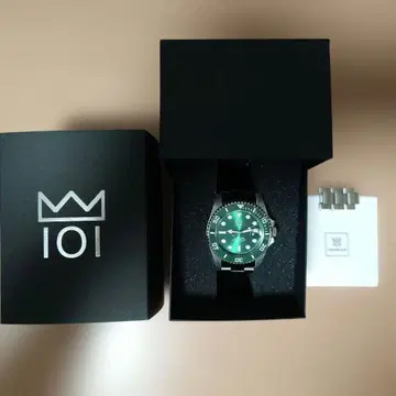 HYAKUICHI 101 다이버 워치 세라믹 베젤 (그린)