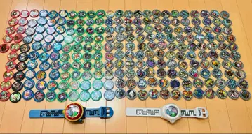 요괴워치 메달 225개 일괄 (화이트 워치 접촉 불량?)