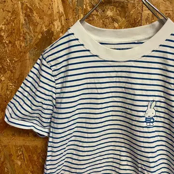 AE9529 UNIQLO 미피 반팔 T셔츠 블루 보더