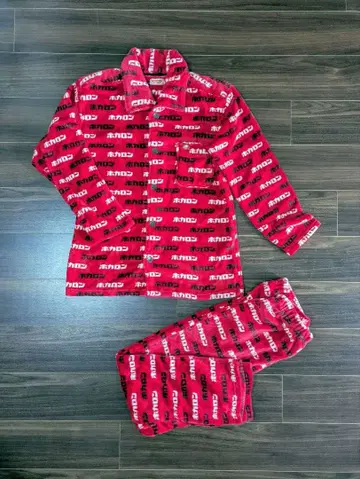 입는 호카론 룸웨어 파자마 L 사이즈 빨간색