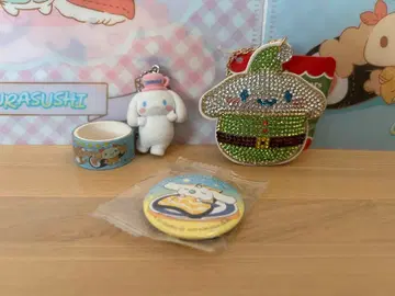 시나모롤 쿠라스시 클리어 파일 캔뱃지 빅쿠라폰 산리오 가챠가챠