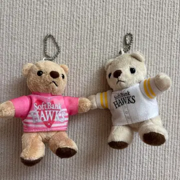 [소프트뱅크 호크스] 2점 세트, 베어 체인 스트랩