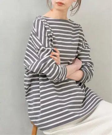 IENA 별주 BIG MARINE BOATNECK 풀오버