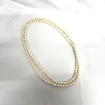 펄 진주 롱 목걸이 약 7mm 액세서리